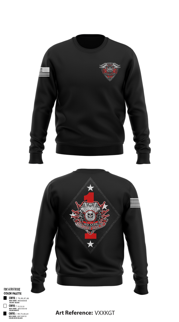Crew Neck Sweatshirt, 3rd AABN MTU, Marines, Teamtime, Team time, sublimation, custom sports apparel, team uniforms, spirit wear, spiritwear, sports uniforms, custom shirts, team store, custom team store, fundraiser sports, apparel fundraiser