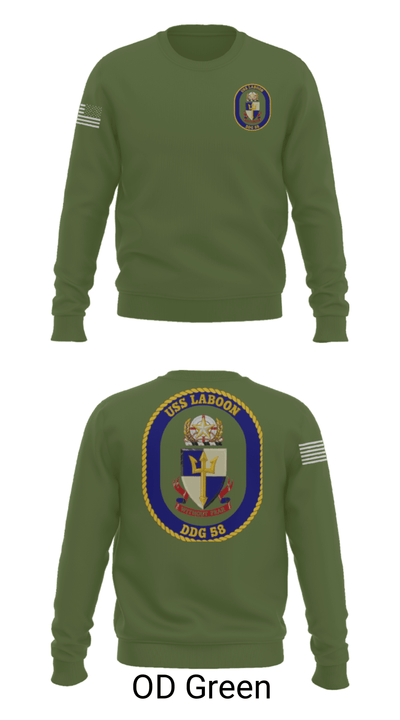 USS LABOON - DDG 58 14402394 Crew Neck Sweatshirt - 43