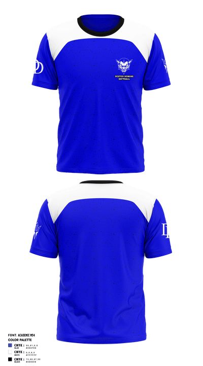 Dexter Demons 27690286 Short Sleeve Performance Shirt - 1