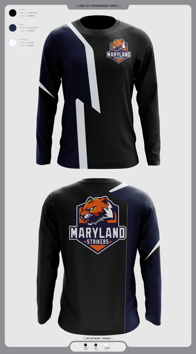 Maryland Strikers 51153203 Long Sleeve Performance Shirt - 1