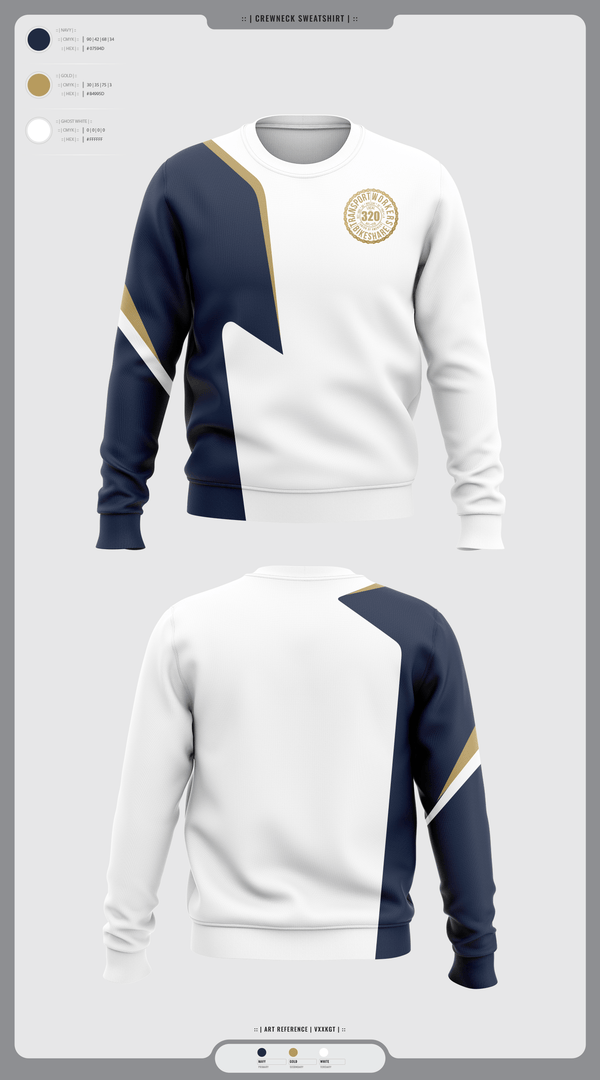 Crew Neck Sweatshirt, TWU Local 320, , Teamtime, Team time, sublimation, custom sports apparel, team uniforms, spirit wear, spiritwear, sports uniforms, custom shirts, team store, custom team store, fundraiser sports, apparel fundraiser