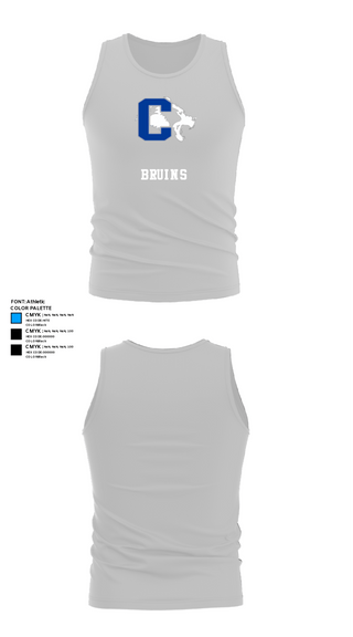 Tank Top, Bruins, Men's Basketball, Teamtime, Team time, sublimation, custom sports apparel, team uniforms, spirit wear, spiritwear, sports uniforms, custom shirts, team store, custom team store, fundraiser sports, apparel fundraiser