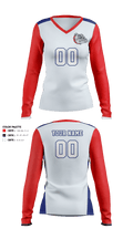 Plainview High School Volleyball 46970180 Women's Long Sleeve V-neck Shirt - 40