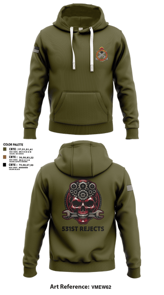Hoodie, 531st Hospital Center, Army, Teamtime, Team time, sublimation, custom sports apparel, team uniforms, spirit wear, spiritwear, sports uniforms, custom shirts, team store, custom team store, fundraiser sports, apparel fundraiser