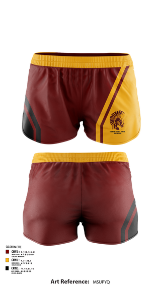 Womens Shorts, Stanton County Junior High School, Spirit Store, Teamtime, Team time, sublimation, custom sports apparel, team uniforms, spirit wear, spiritwear, sports uniforms, custom shirts, team store, custom team store, fundraiser sports, apparel fundraiser