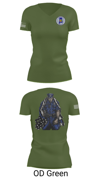 Womens Short Sleeve Vneck Shirt, Alabama Department of Corrections, Police, Teamtime, Team time, sublimation, custom sports apparel, team uniforms, spirit wear, spiritwear, sports uniforms, custom shirts, team store, custom team store, fundraiser sports, apparel fundraiser
