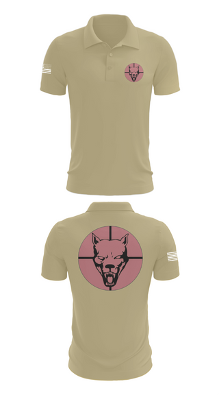 Short Sleeve Performance Polo, Hellhound PLT, A CO, 2-8 CAV, , Teamtime, Team time, sublimation, custom sports apparel, team uniforms, spirit wear, spiritwear, sports uniforms, custom shirts, team store, custom team store, fundraiser sports, apparel fundraiser