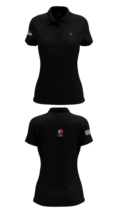 Bonecrushers 66346307 Women's Short Sleeve Performance Polo  - 35