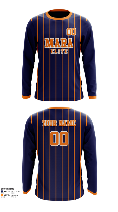 Mara Basketball Long Sleeve Performance Shirt-2