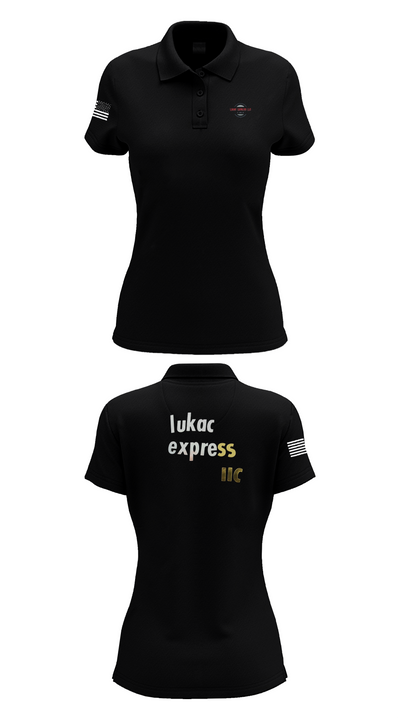 LUKAC EXPRESS LLC 92222095 Women's Short Sleeve Performance Polo  - 36