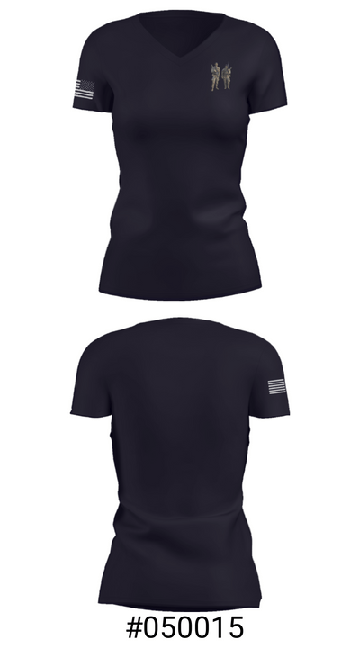 Triple deuce 34818606 Women's Short Sleeve V-neck Shirt - 30