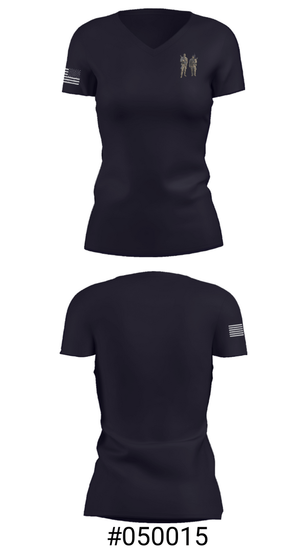 Women's Short Sleeve Vneck Shirt, Triple deuce, Army, Teamtime, Team time, sublimation, custom sports apparel, team uniforms, spirit wear, spiritwear, sports uniforms, custom shirts, team store, custom team store, fundraiser sports, apparel fundraiser