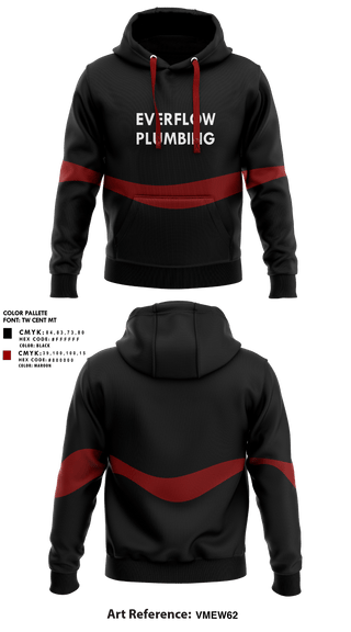 Hoodie, EVERFLOW PLUMBING, , Teamtime, Team time, sublimation, custom sports apparel, team uniforms, spirit wear, spiritwear, sports uniforms, custom shirts, team store, custom team store, fundraiser sports, apparel fundraiser