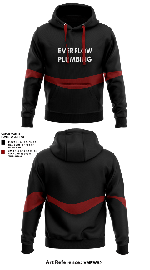 Hoodie, EVERFLOW PLUMBING, , Teamtime, Team time, sublimation, custom sports apparel, team uniforms, spirit wear, spiritwear, sports uniforms, custom shirts, team store, custom team store, fundraiser sports, apparel fundraiser