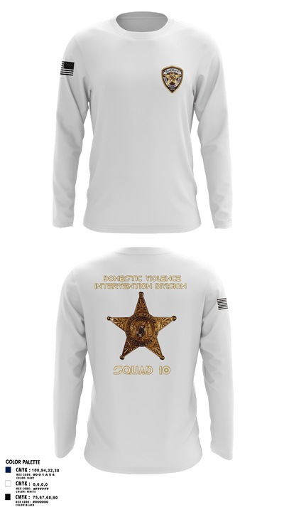 Domestic violence intervention division, 77252950 Long Sleeve Performance Shirt 2