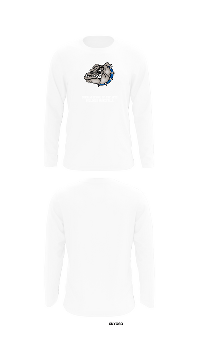 Durham School of the Arts Bulldogs Basketball 50674926 Long Sleeve Performance Shirt 8