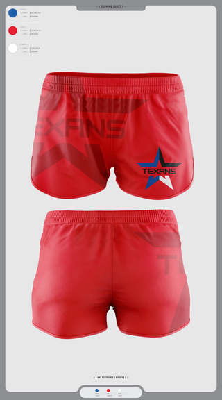 Womens Shorts, Georgetown Texans, , Teamtime, Team time, sublimation, custom sports apparel, team uniforms, spirit wear, spiritwear, sports uniforms, custom shirts, team store, custom team store, fundraiser sports, apparel fundraiser