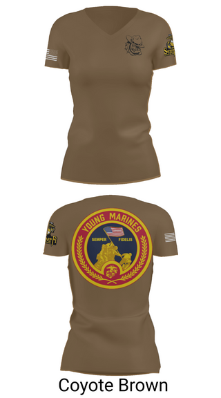 Womens Short Sleeve Vneck Shirt, Rogue Valley, Marines, Teamtime, Team time, sublimation, custom sports apparel, team uniforms, spirit wear, spiritwear, sports uniforms, custom shirts, team store, custom team store, fundraiser sports, apparel fundraiser