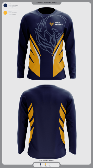 Long Sleeve Performance Shirt, TYWLS Phoenix, Spirit Store, Teamtime, Team time, sublimation, custom sports apparel, team uniforms, spirit wear, spiritwear, sports uniforms, custom shirts, team store, custom team store, fundraiser sports, apparel fundraiser