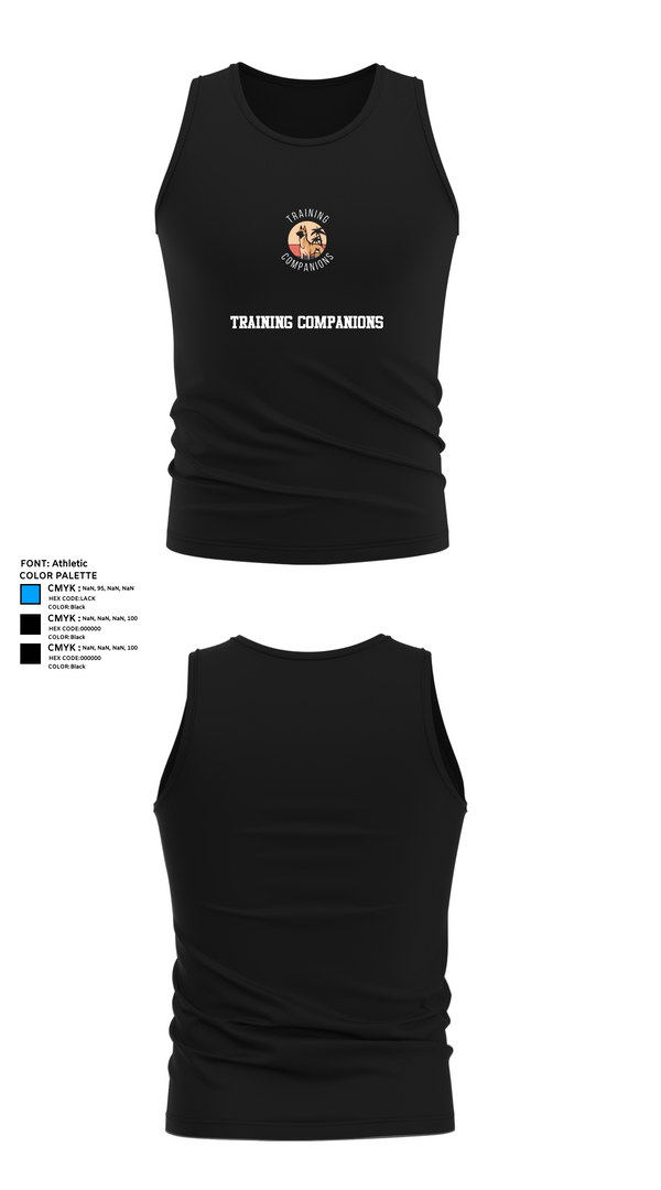 Tank Top, Training Companions, , Teamtime, Team time, sublimation, custom sports apparel, team uniforms, spirit wear, spiritwear, sports uniforms, custom shirts, team store, custom team store, fundraiser sports, apparel fundraiser