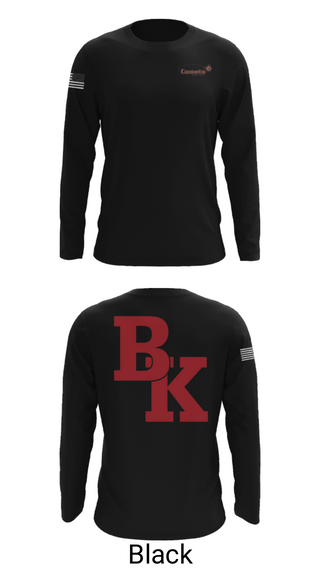 Long Sleeve Performance Shirt, Bishop Kelley High School Tennis, Tennis, Teamtime, Team time, sublimation, custom sports apparel, team uniforms, spirit wear, spiritwear, sports uniforms, custom shirts, team store, custom team store, fundraiser sports, apparel fundraiser