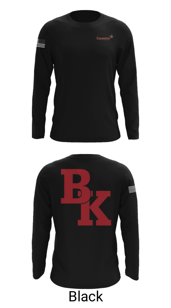 Long Sleeve Performance Shirt, Bishop Kelley High School Tennis, Tennis, Teamtime, Team time, sublimation, custom sports apparel, team uniforms, spirit wear, spiritwear, sports uniforms, custom shirts, team store, custom team store, fundraiser sports, apparel fundraiser