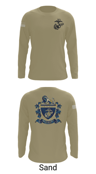 Long Sleeve Performance Shirt, MHS MCJROTC, Marines, Teamtime, Team time, sublimation, custom sports apparel, team uniforms, spirit wear, spiritwear, sports uniforms, custom shirts, team store, custom team store, fundraiser sports, apparel fundraiser
