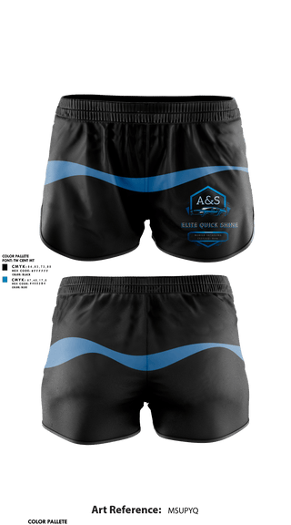 Womens Shorts, A&S Elite quick shine detailing, , Teamtime, Team time, sublimation, custom sports apparel, team uniforms, spirit wear, spiritwear, sports uniforms, custom shirts, team store, custom team store, fundraiser sports, apparel fundraiser