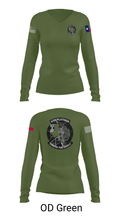 90th ASB B co 4Th Platoon 5922701 Women's Long Sleeve V-neck Shirt - 57