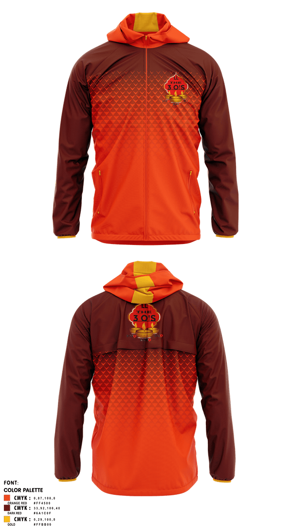 Windbreaker, 3 O's, , Teamtime, Team time, sublimation, custom sports apparel, team uniforms, spirit wear, spiritwear, sports uniforms, custom shirts, team store, custom team store, fundraiser sports, apparel fundraiser