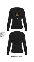 SOUTH CAROLINA ARMY NATIONAL GUARD 14160186 Women's Long Sleeve V-neck Shirt - 21