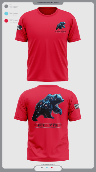 Short Sleeve Performance Shirt, 486th/574th, , Teamtime, Team time, sublimation, custom sports apparel, team uniforms, spirit wear, spiritwear, sports uniforms, custom shirts, team store, custom team store, fundraiser sports, apparel fundraiser