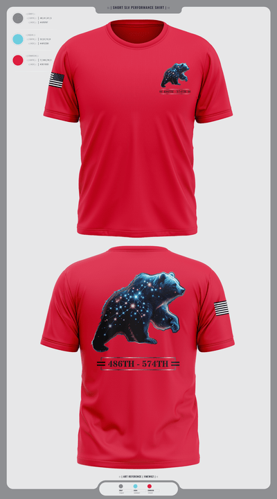 486th/574th 86103257 Short Sleeve Performance Shirt - 3