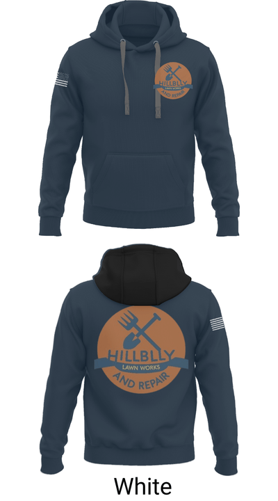 Hillbilly Lawn Works And Repair 55807073 Hoodie - 6