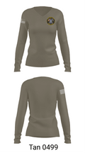 Chesterfield County Sheriff Office 79473922 Women's Long Sleeve V-neck Shirt -1 73