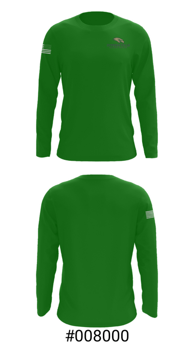 Cypress Falls High School Track 61867059 Long Sleeve Performance Shirt - 18