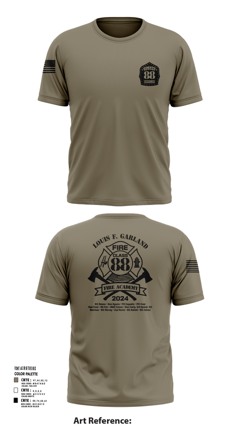 Short Sleeve Performance Shirt, Class 88, Air Force, Teamtime, Team time, sublimation, custom sports apparel, team uniforms, spirit wear, spiritwear, sports uniforms, custom shirts, team store, custom team store, fundraiser sports, apparel fundraiser