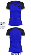Quincy Senior High School Track 86814708 Women's Short Sleeve V-neck Shirt - 29