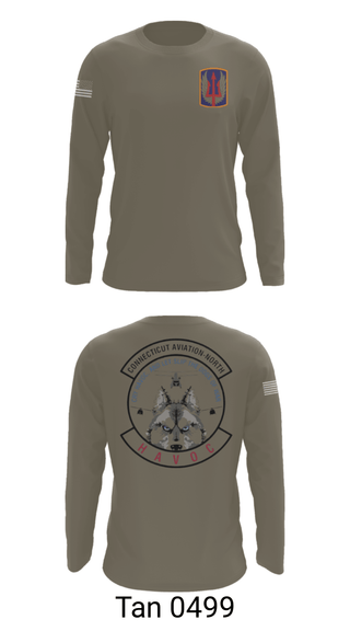 Long Sleeve Performance Shirt, 1-169th E Company, National Guard, Teamtime, Team time, sublimation, custom sports apparel, team uniforms, spirit wear, spiritwear, sports uniforms, custom shirts, team store, custom team store, fundraiser sports, apparel fundraiser