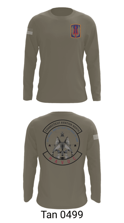 1-169th E Company 39061427 Long Sleeve Performance Shirt - 63
