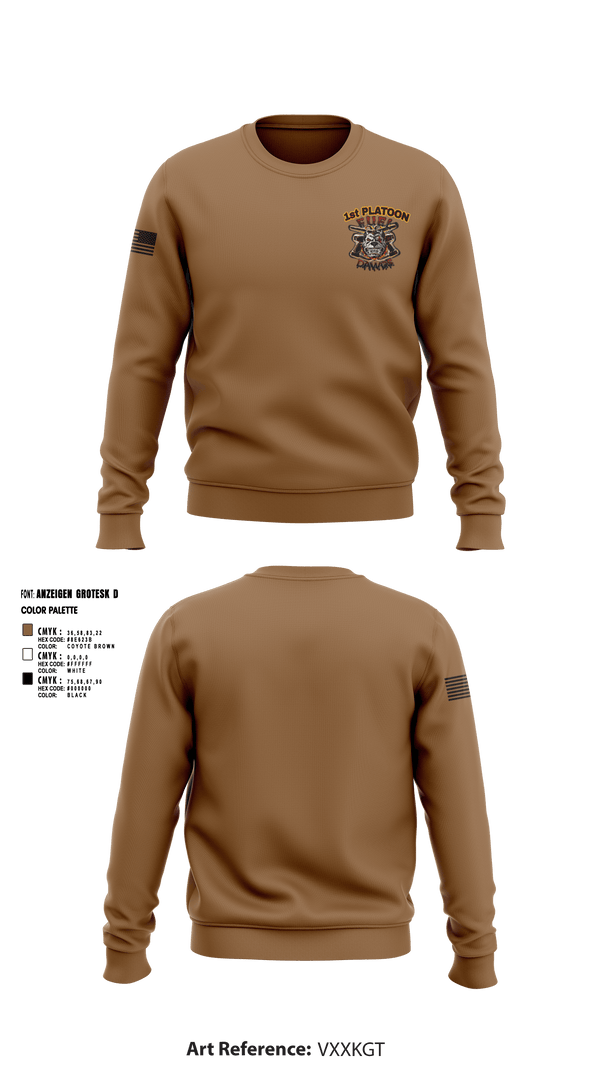 Crew Neck Sweatshirt, Fuel Dawgs, Army, Teamtime, Team time, sublimation, custom sports apparel, team uniforms, spirit wear, spiritwear, sports uniforms, custom shirts, team store, custom team store, fundraiser sports, apparel fundraiser