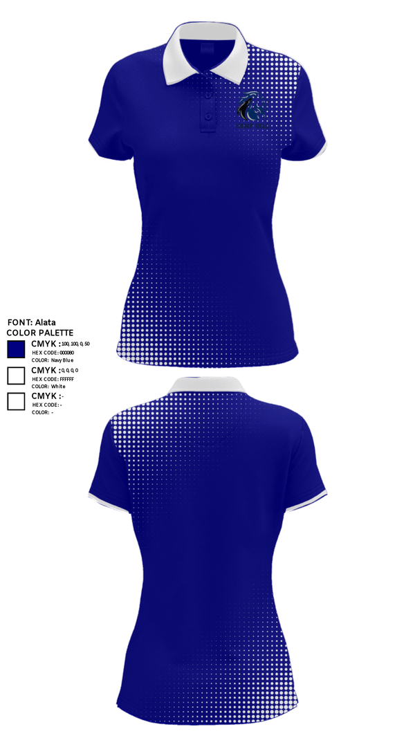 Women's Short Sleeve Performance Polo, Camp Hill High School Track, Track & Field, Teamtime, Team time, sublimation, custom sports apparel, team uniforms, spirit wear, spiritwear, sports uniforms, custom shirts, team store, custom team store, fundraiser sports, apparel fundraiser