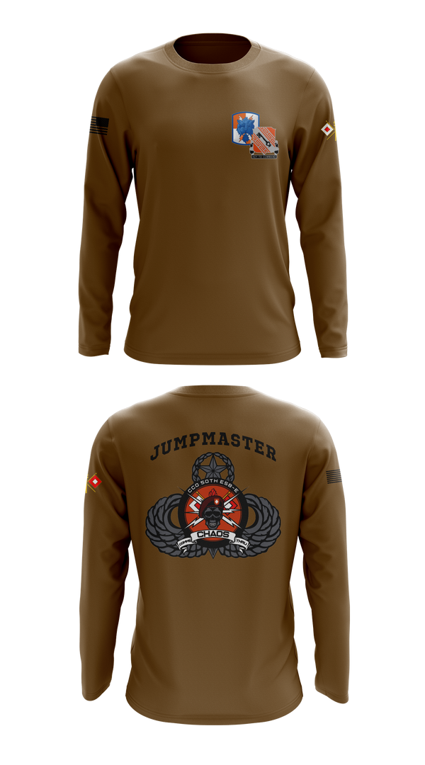 Long Sleeve Performance Shirt, 50th ESB-E, C. Co., Army, Teamtime, Team time, sublimation, custom sports apparel, team uniforms, spirit wear, spiritwear, sports uniforms, custom shirts, team store, custom team store, fundraiser sports, apparel fundraiser