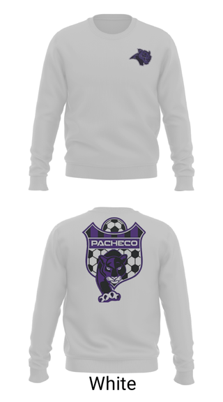 Crew Neck Sweatshirt, Pacheco High School Soccer, Men's Soccer, Teamtime, Team time, sublimation, custom sports apparel, team uniforms, spirit wear, spiritwear, sports uniforms, custom shirts, team store, custom team store, fundraiser sports, apparel fundraiser