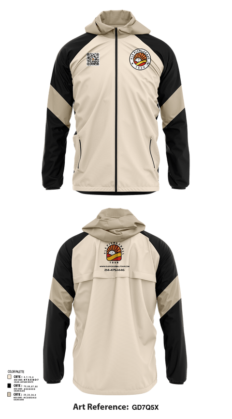 Windbreaker, Ole Pickleball Tour, , Teamtime, Team time, sublimation, custom sports apparel, team uniforms, spirit wear, spiritwear, sports uniforms, custom shirts, team store, custom team store, fundraiser sports, apparel fundraiser