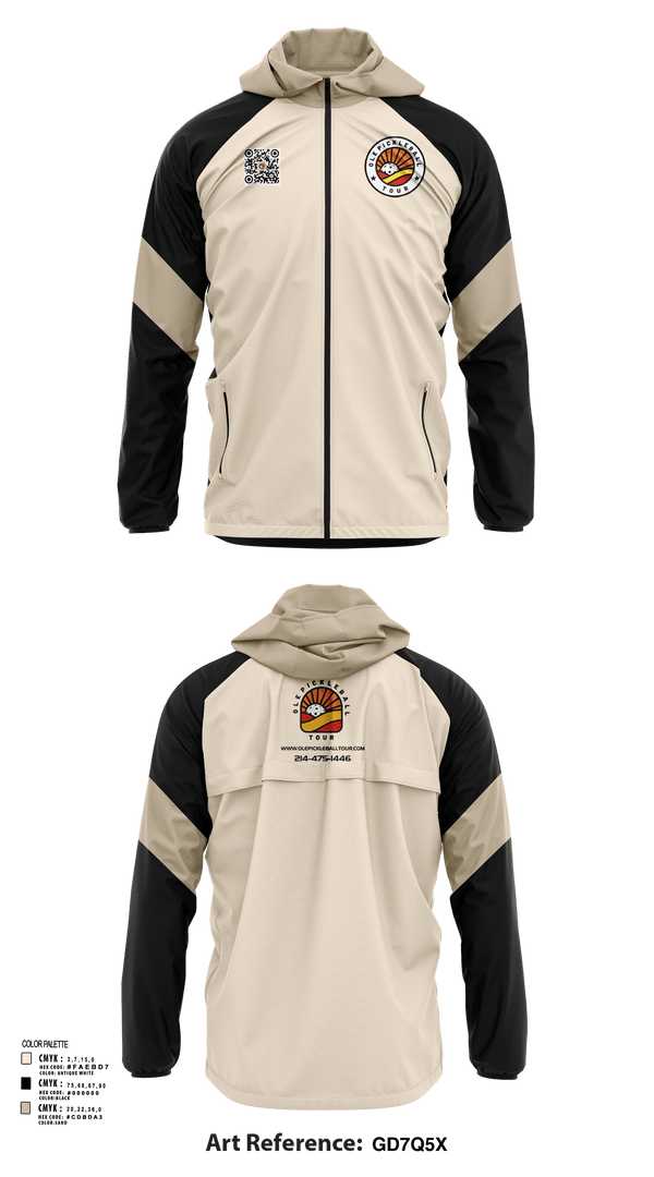 Windbreaker, Ole Pickleball Tour, , Teamtime, Team time, sublimation, custom sports apparel, team uniforms, spirit wear, spiritwear, sports uniforms, custom shirts, team store, custom team store, fundraiser sports, apparel fundraiser