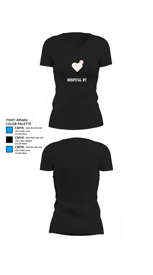 Womens Short Sleeve Vneck Shirt, Hospital RT, Men's Soccer, Teamtime, Team time, sublimation, custom sports apparel, team uniforms, spirit wear, spiritwear, sports uniforms, custom shirts, team store, custom team store, fundraiser sports, apparel fundraiser