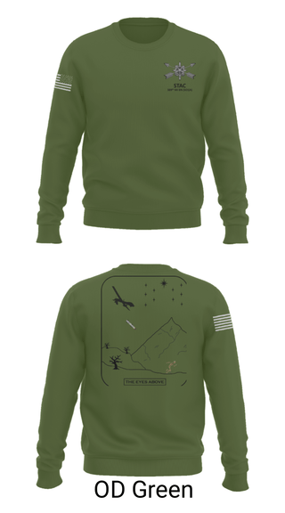 Crew Neck Sweatshirt, STAC, 389th MI BN (SO)(A), Army, Teamtime, Team time, sublimation, custom sports apparel, team uniforms, spirit wear, spiritwear, sports uniforms, custom shirts, team store, custom team store, fundraiser sports, apparel fundraiser