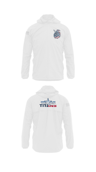 Windbreaker, Texas Titans Youth Football, Football, Teamtime, Team time, sublimation, custom sports apparel, team uniforms, spirit wear, spiritwear, sports uniforms, custom shirts, team store, custom team store, fundraiser sports, apparel fundraiser