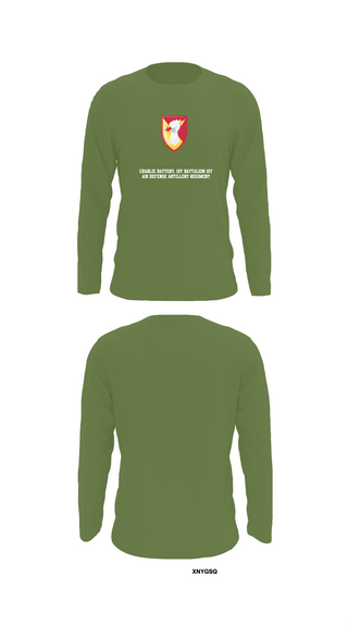 Long Sleeve Performance Shirt, Charlie Battery, 1st Battalion 1st Air Defense Artillery Regiment, , Teamtime, Team time, sublimation, custom sports apparel, team uniforms, spirit wear, spiritwear, sports uniforms, custom shirts, team store, custom team store, fundraiser sports, apparel fundraiser
